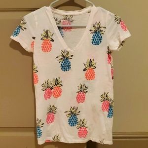 Merona Pineapple tee XS